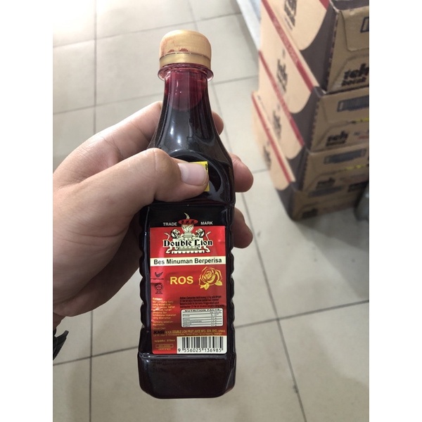 Sirup Ros Double Lion 375ml MALAYSIA