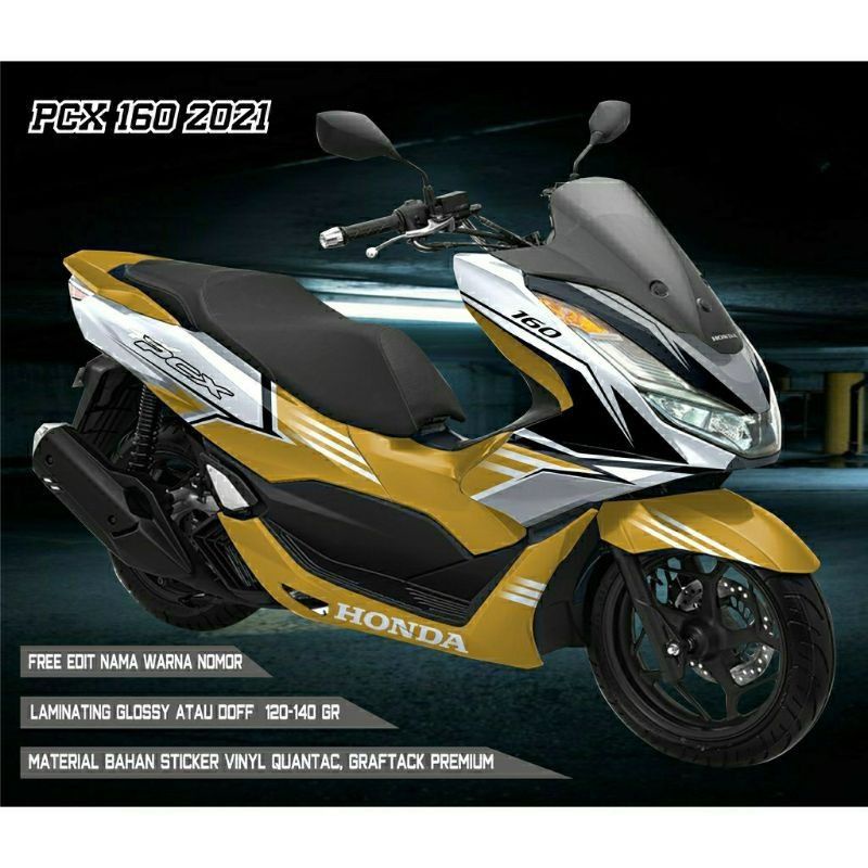 decal pcx 160 2020 full body sticker variasi stripping pcx 160 2021 full body