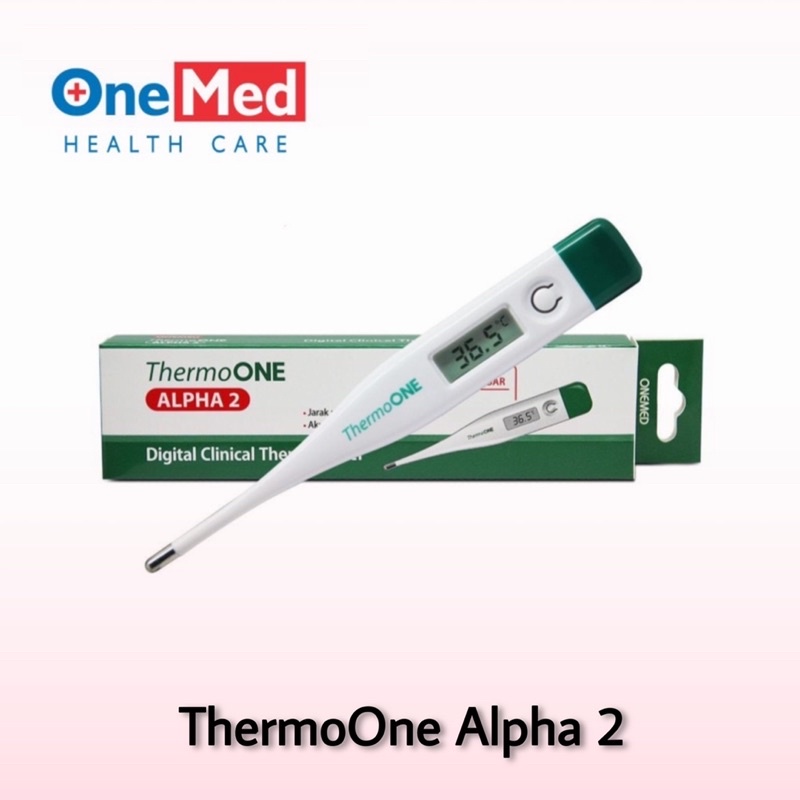 THERMOMETER DIGITAL ALPHA 1 2 3 1G ONEMED THERMO ONE MEDICAL ONLINE