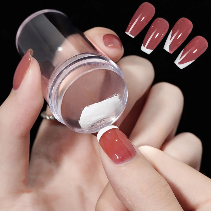 Set Stempel Transfer Nail Art DIY