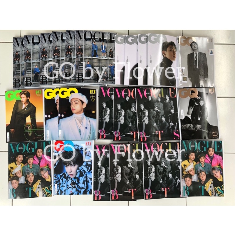 [READY STOCK] GQ VOGUE MAGAZINE BTS JUNGKOOK JHOPE GROUP VER A B C MAGZ MAJALAH