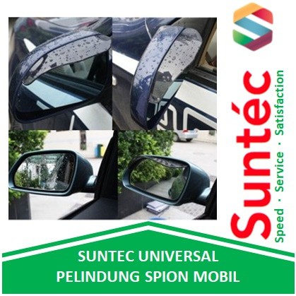 Car Rear Mirror Sticker Shield Rain PVC Pelindung Spion Kaca Mobil