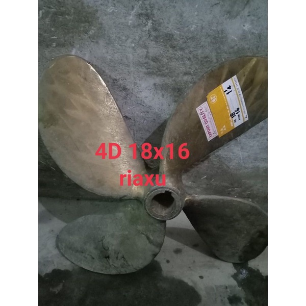 Kipas Kapal Mikasa / Propeller 4D 18x16