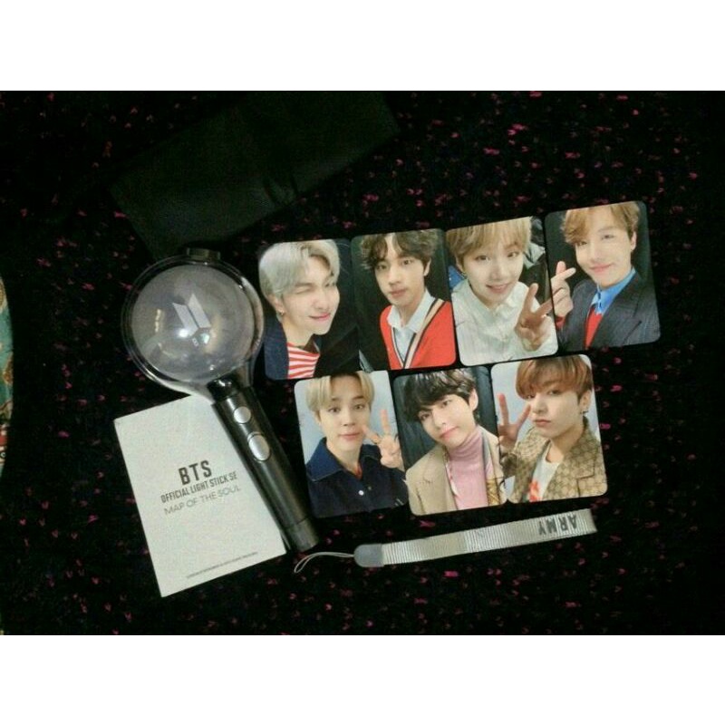 BTS OFFICIAL PHOTOCARD LIGHTSTICK SE (Read Desc)