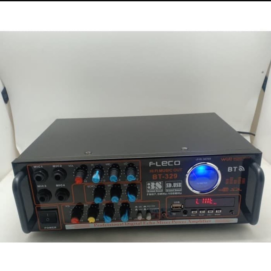 COD POWER AMPLIFIER BLUETOOTH FLECO BT-329//AMPLI KARAOKE FLECO BT-329//AMPLI DIGITAL FLECO BT-329