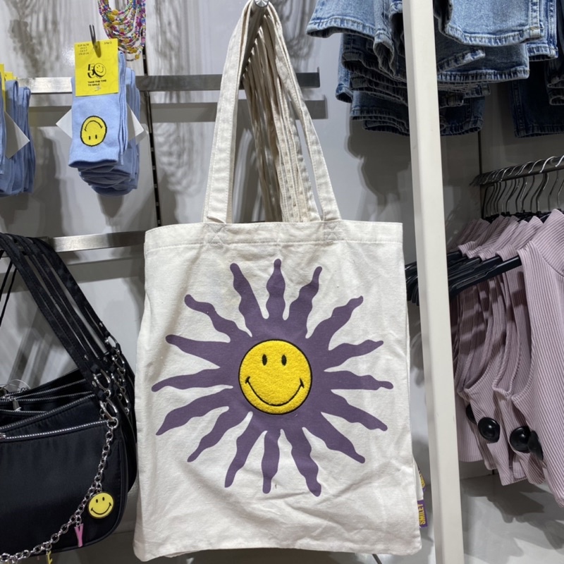 Tote Bag Smiley x H&M original store