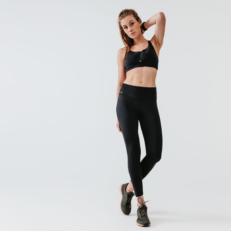 KALENJI Legging Run Support Wanita Olahraga Lari