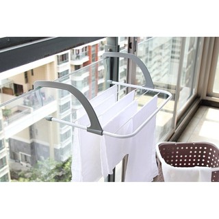 Hanger Balkon Rak Jemuran Baju  Rumah Outdoor  Serbaguna 