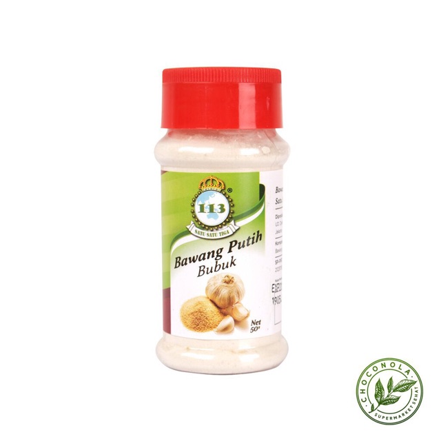 Bumbu 113 Bawang Putih Bubuk Garlic Powder Spices Bumbu Botol 45 gram