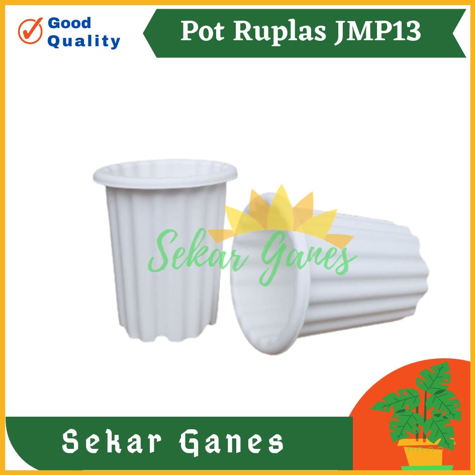 Pot Ruplas JMP 13 Putih Mirip Pot Yogap 10 13 15 Putih Coklat Merah Bata Bening Transparan Pot Yogap 17 18 19 Pot Bunga Tinggi Pirus Tegak Bagus Tebal Pot Plastik Murah Grosir