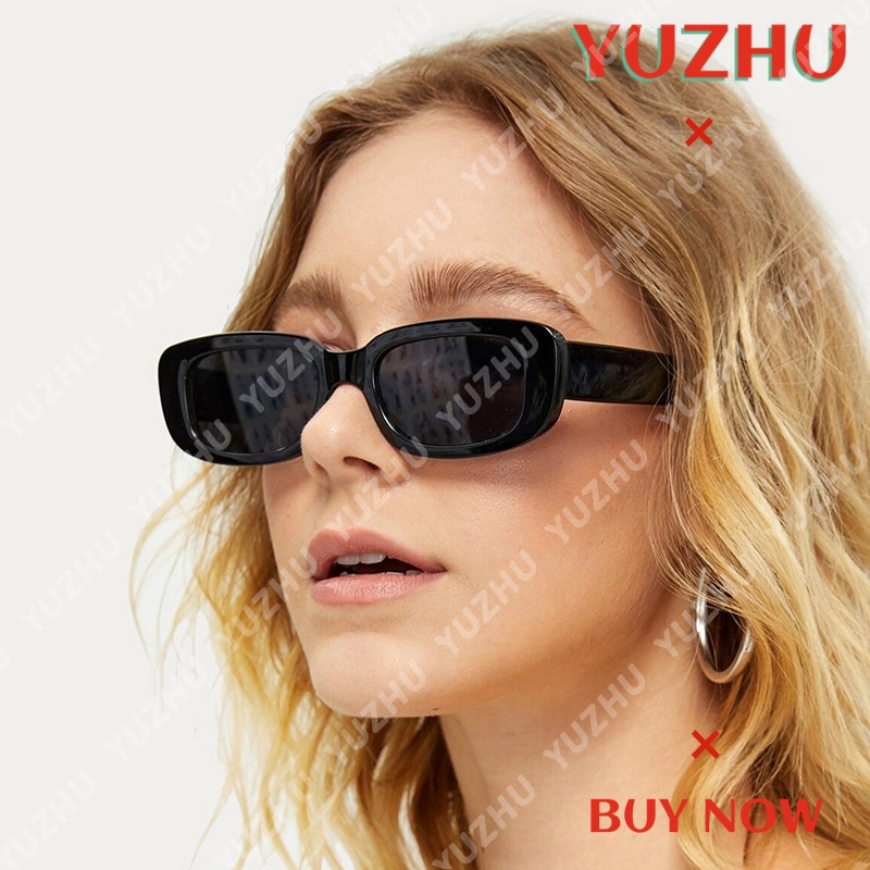 （YUZHU）COD Kacamata Hitam Cewek Murah INS Fashion Kacamata Hitam Retro Gaya Sunglasses Women