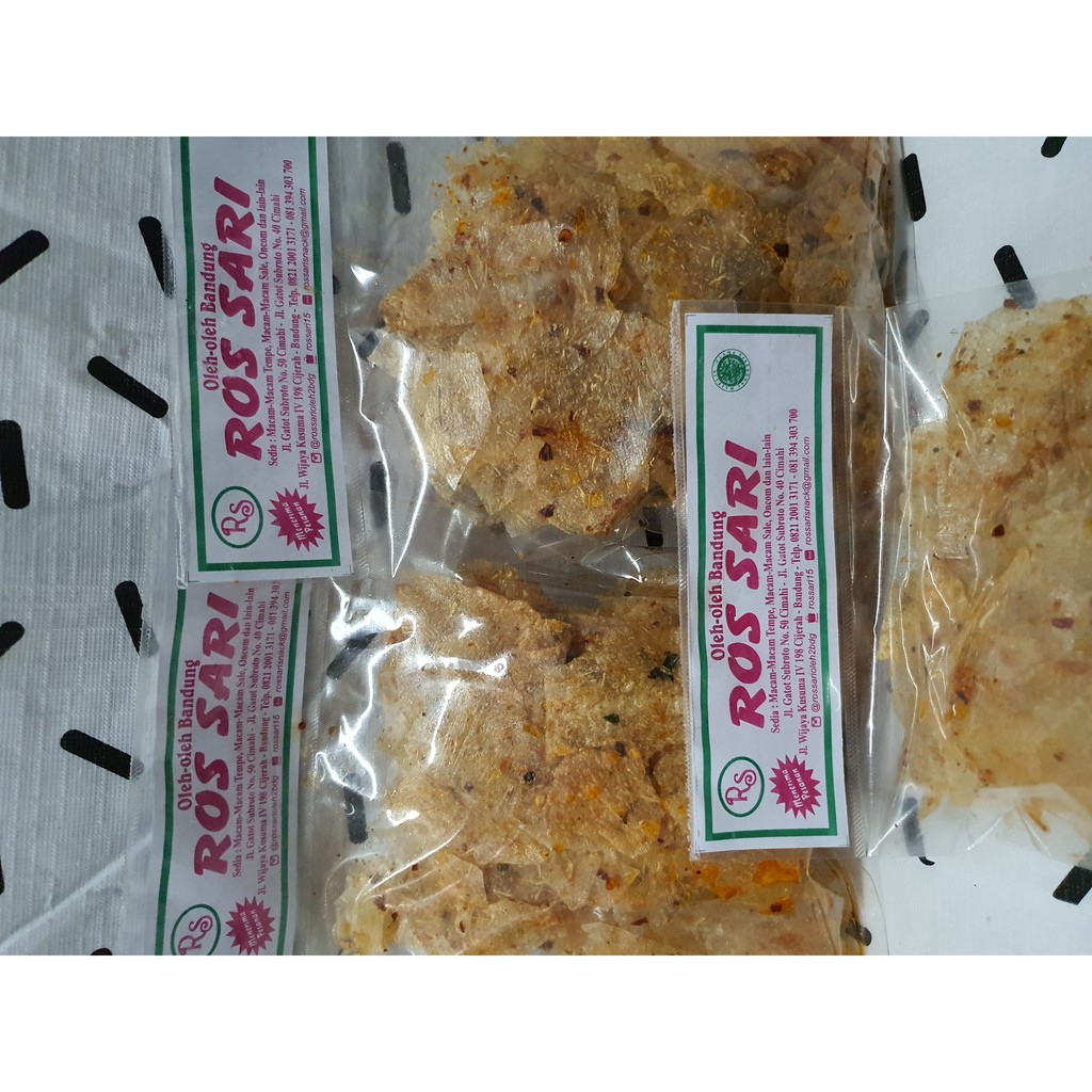 Kripik Kaca Pedas 100Gr Oleh Oleh Bandung