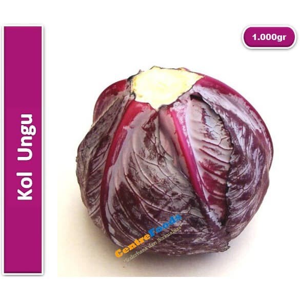 

Kol Ungu - Kubis Merah Fresh | 1.000gr [ Harga Per KG ]