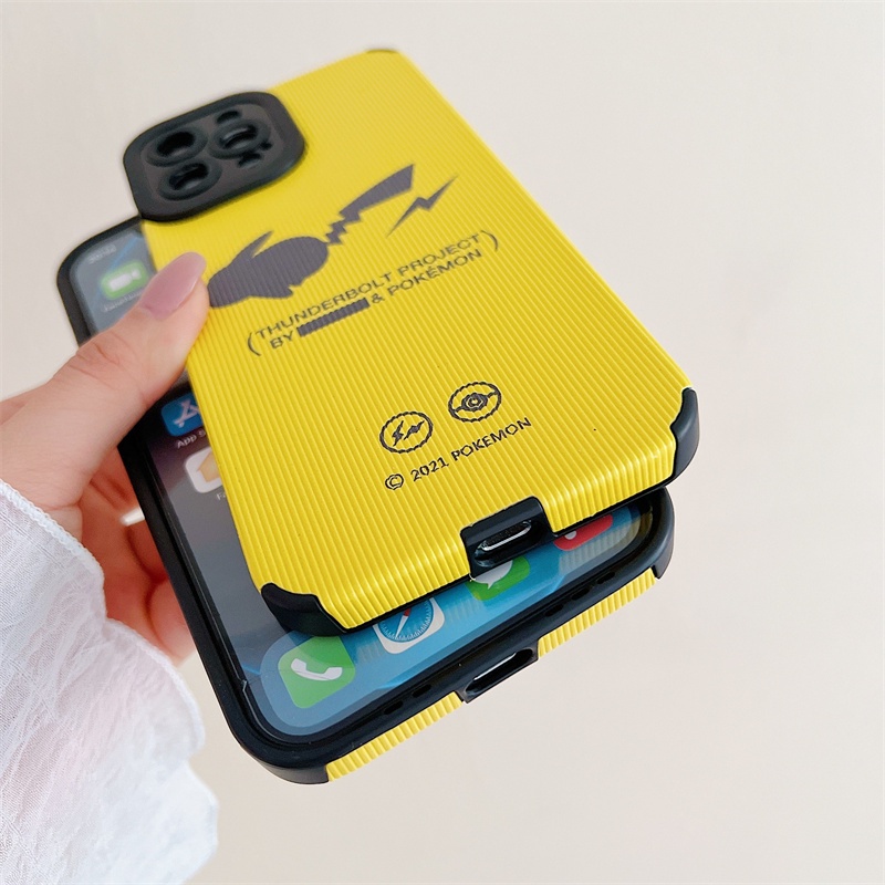 Soft case Silikon Motif Pikachu Untuk iphone 11 pro max 12 13 pro max X Xs max XR 7plus 8plus 7 8 Se 2020