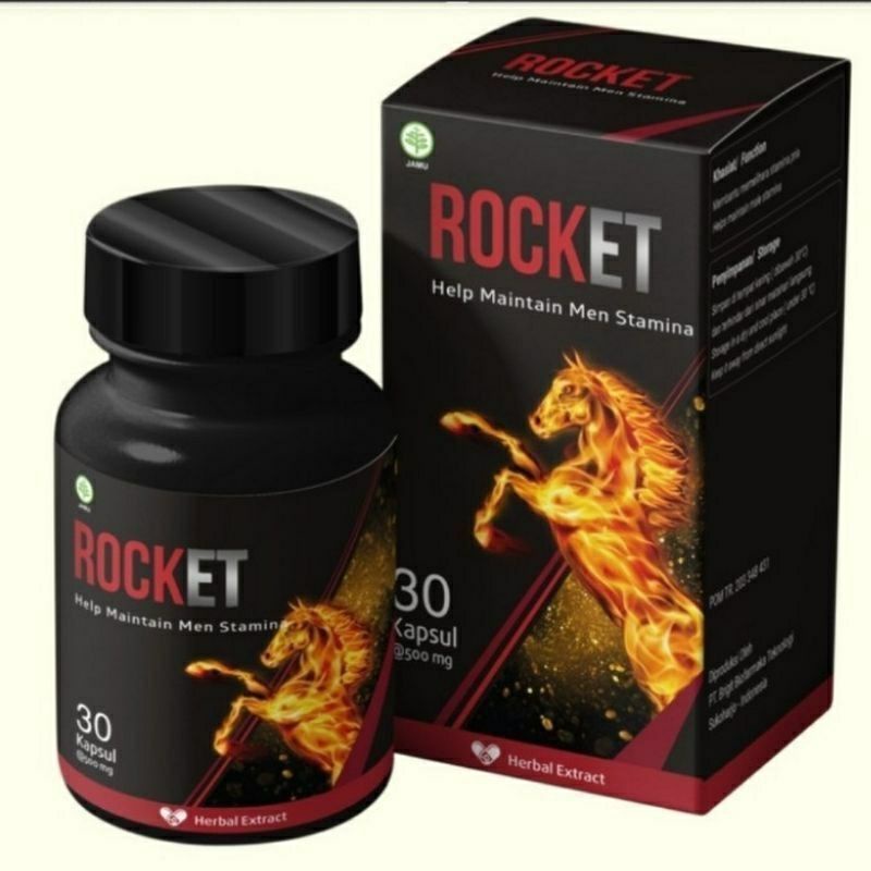Kapsul Roket Bpom Asli Obat Herbal Menambah Stamina Pria Kuat Tahan Lap