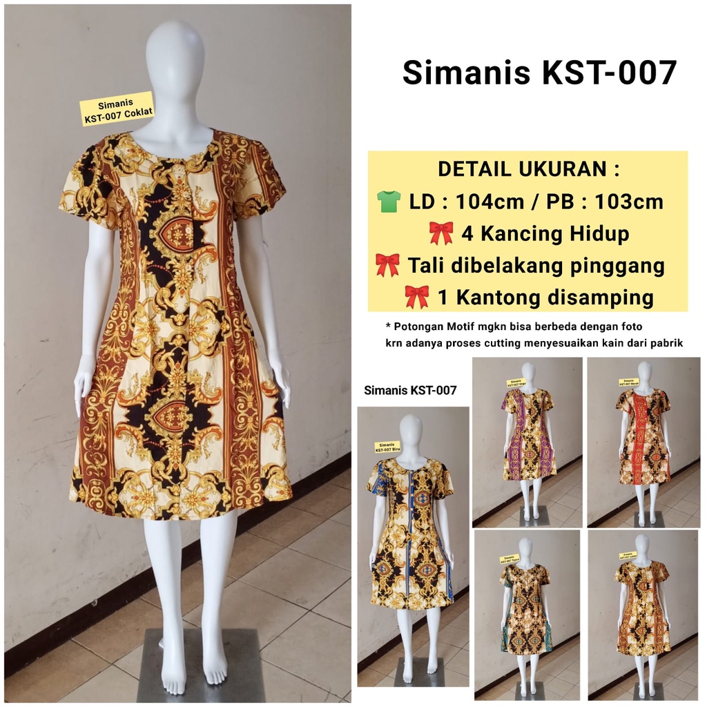 AS Daster Batik Kudamas DS Simanis LD 104cm Busui