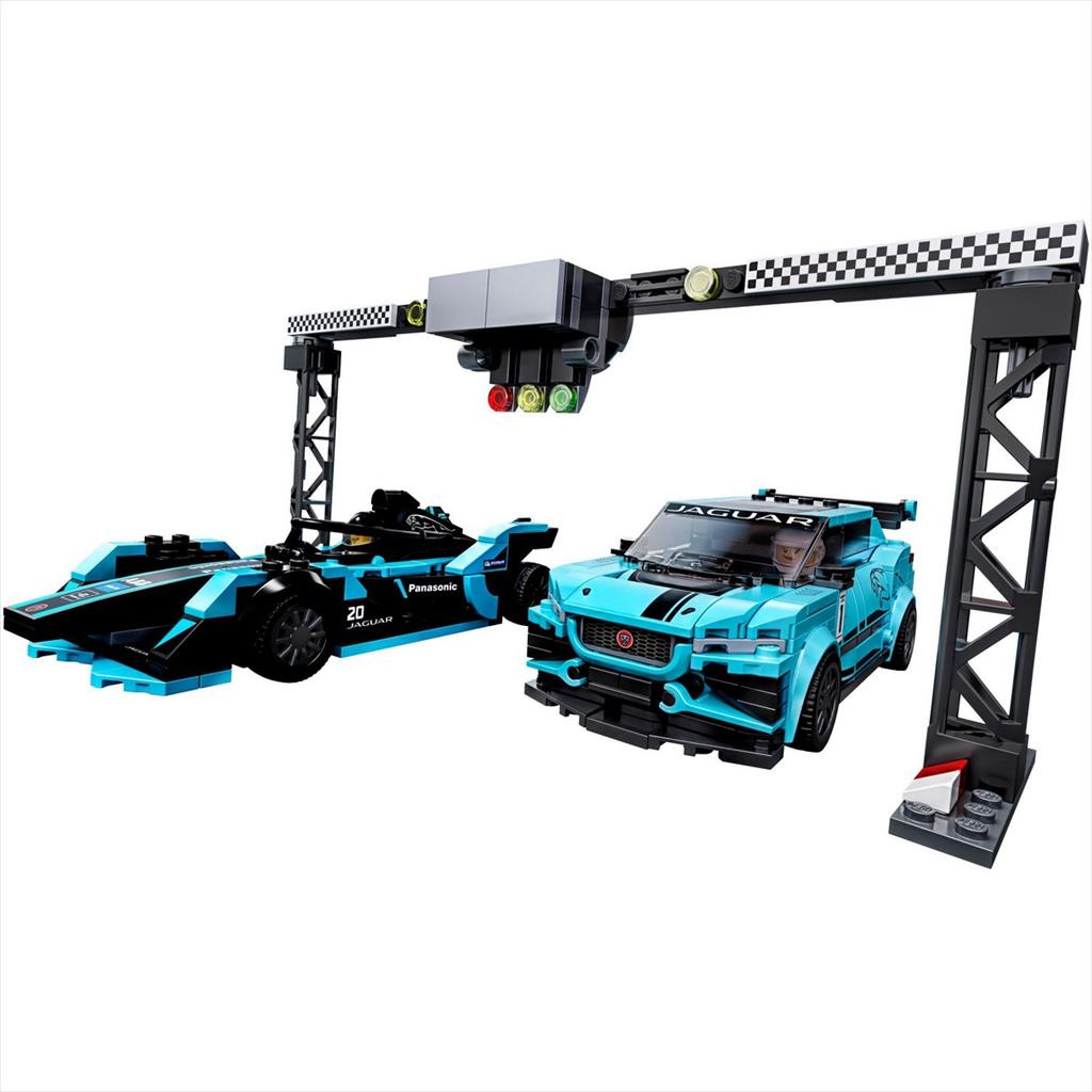 LEGO Speed Champions 76898 Jaguar Racing GEN2 and Jaguar I-PACE