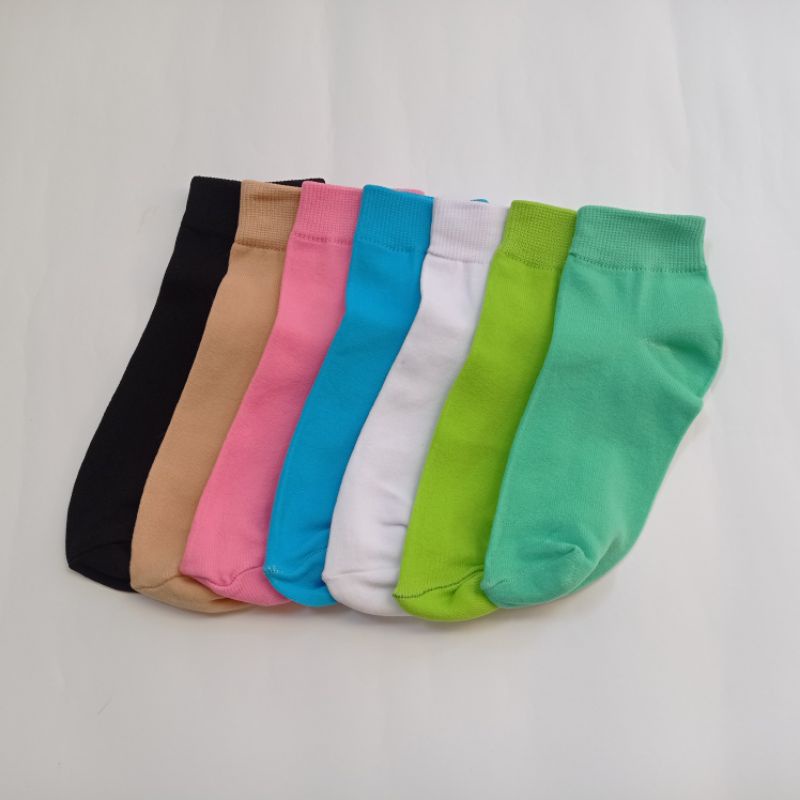 Kaos Kaki Semata Kaki (SNEAKER) Polos Bebas Pilih Warna Bahan Nylon Spandex