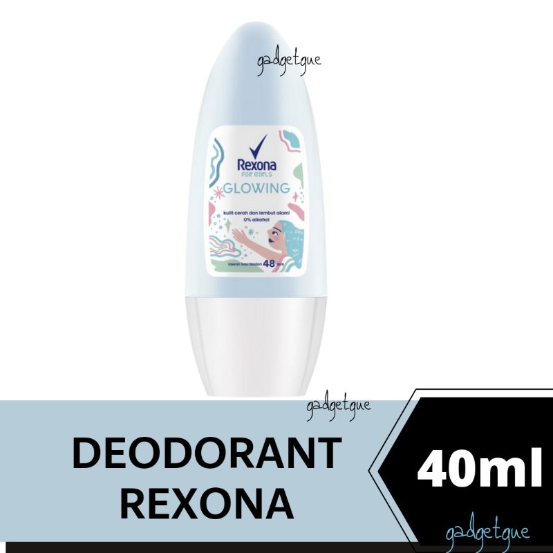 rexona roll on deodorant wanita glowing deodoran 40ml rexona roll on women reksona original murah