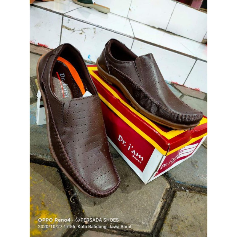 Sepatu Casual Kulit Pria Dr. Iam Kr 02 ( Produksi Sendiri )