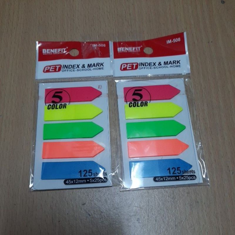 

Index & Mark IM-508 Benefit (Panah Polos) / Post It Panah Benefit