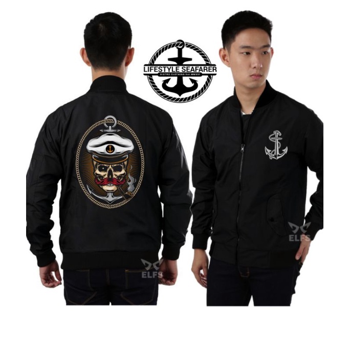 Jaket Bomber pria/Jaket distro pelaut