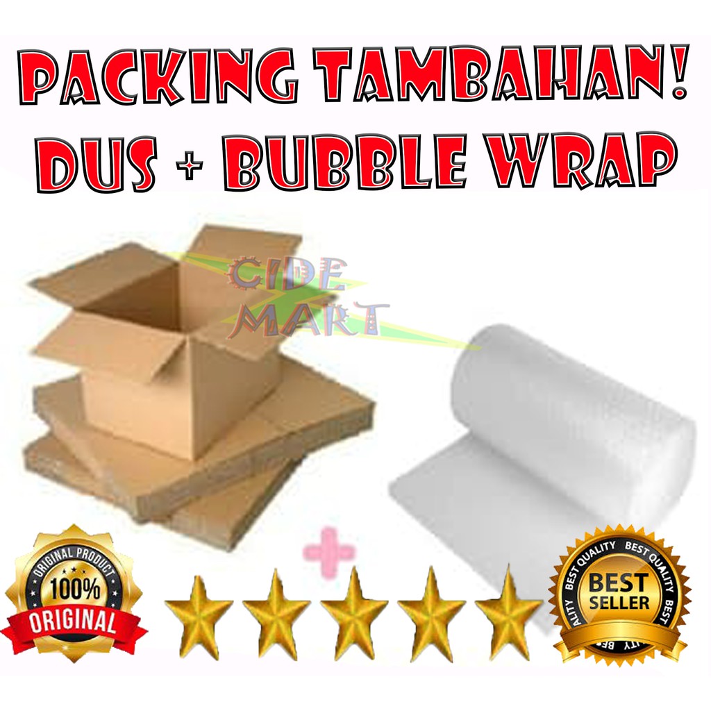 PACKING SUPER AMAN DUS + BUBBLE WRAP