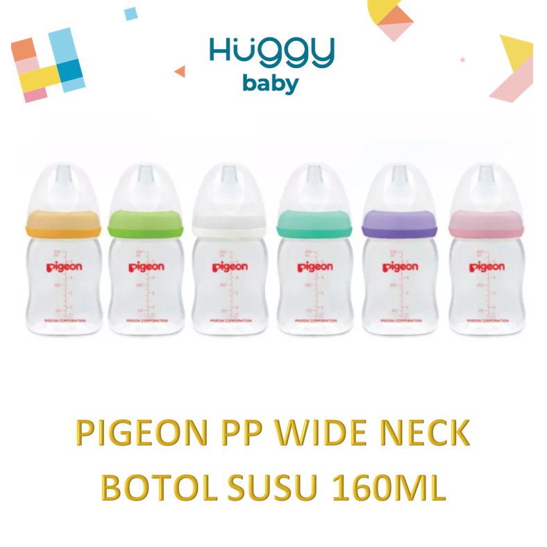 Pigeon Botol Susu SofTouch Peristaltic Plus Wide Neck 160ml