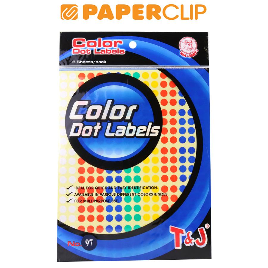 

LABEL TOM & JERRY NO.97 COLOR DOT