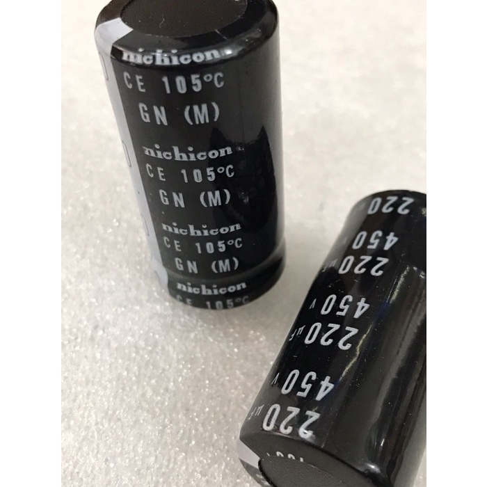 Capacitor Elco 220uf 450v Nichicon Kapasitor Elko 220uf 450v