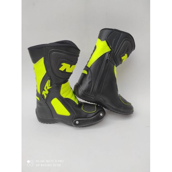 Sepatu touring balap motor drag sepatu pria sepatu biker safety