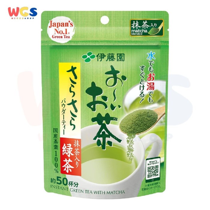

(BISA COD) Itoen - Ito En Oi Ocha Smooth Green Tea Pure Matcha Powder 50g