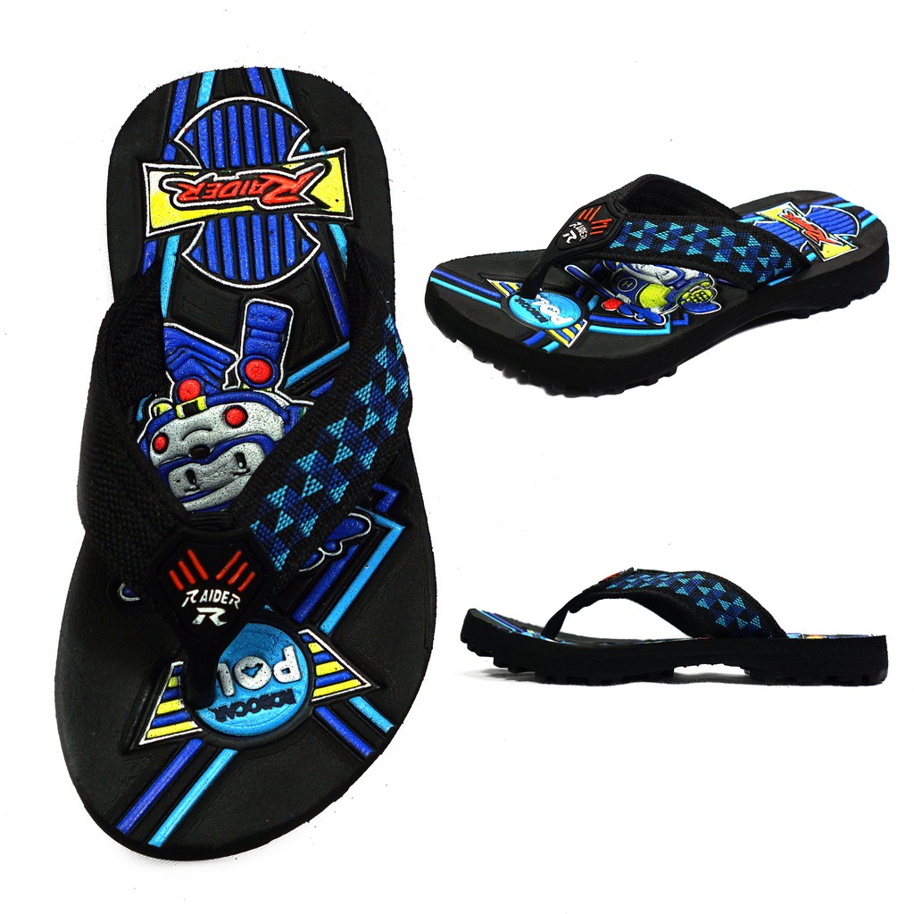 HQo Sandal Gunung Anak / Sandal Anak Laki Gunung / Sandal Anak Casual / Sandal Japit Anak / POLI