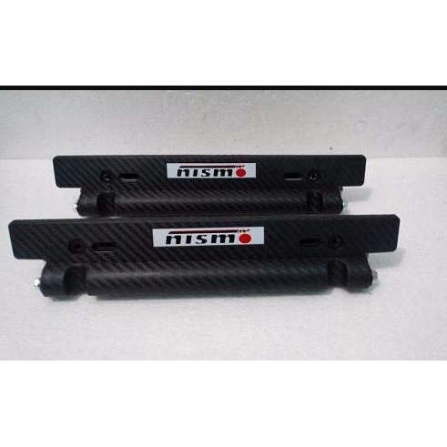 Terbaru Dudukan Plat Nomor Mobil Variasi Model Jdm Karbon Hitam-Sparco