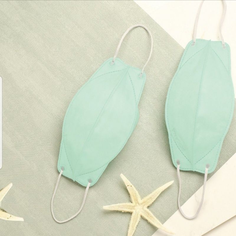 REPACK  HARGA PER 5 PCS MASKER POKANA DUCKBILL FASHION SERIES MINT TALI LILAC