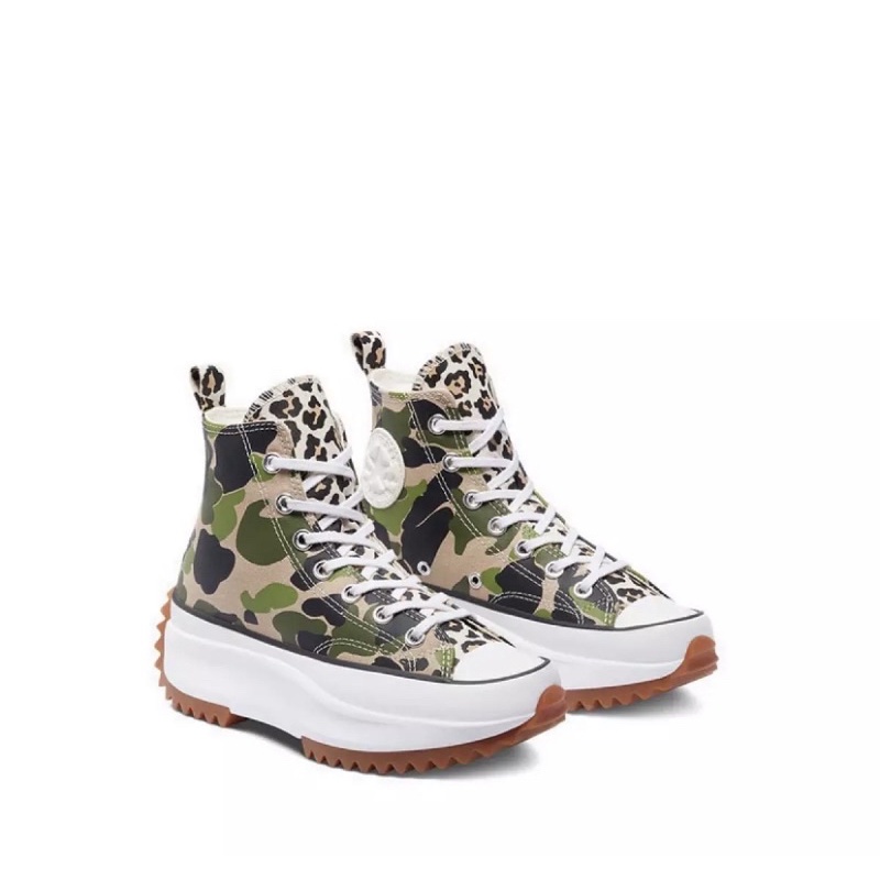 SEPATU SNEAKERS WANITA CONVERSE RUN STAR HIKE HI ARCHIVE WILD CAMO ORIGINAL