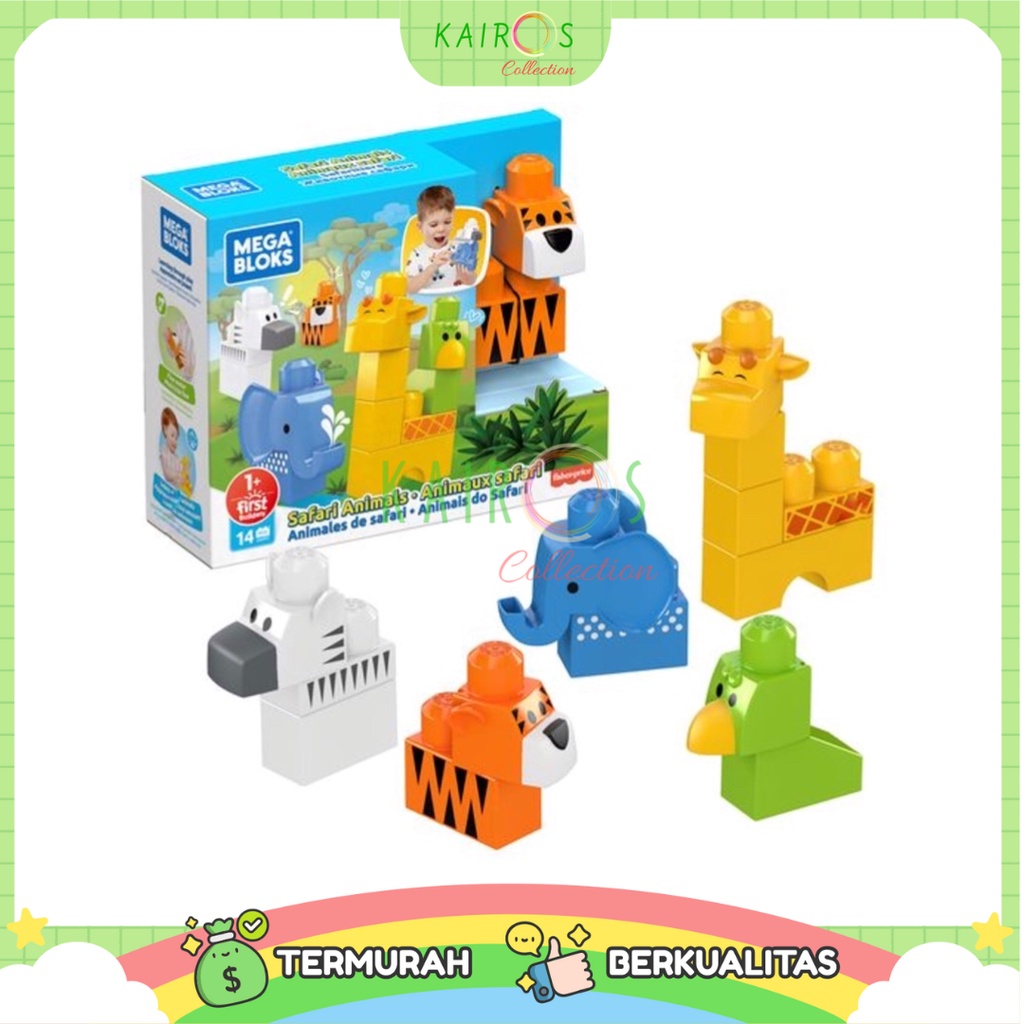 Fisher Price Mega Bloks Safari Animals