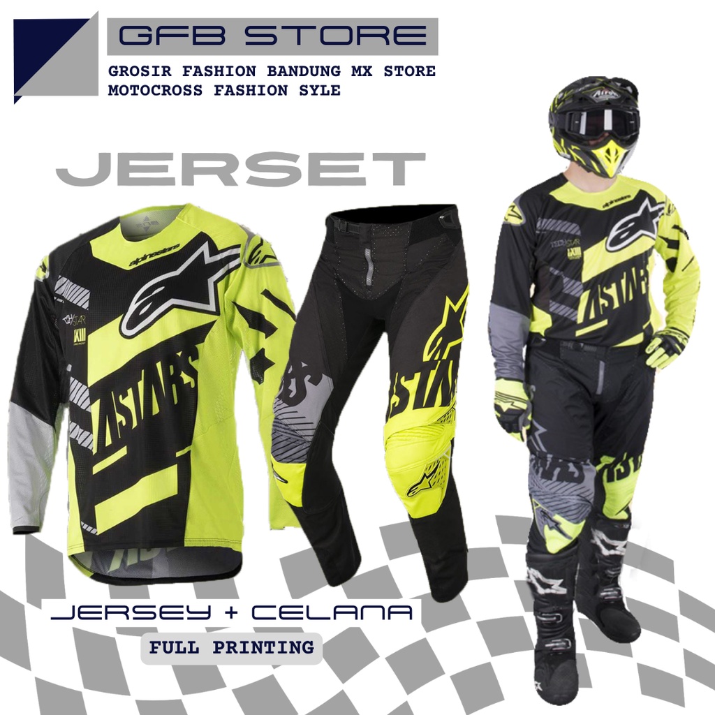 motocross jersey and pants cross Alpn01