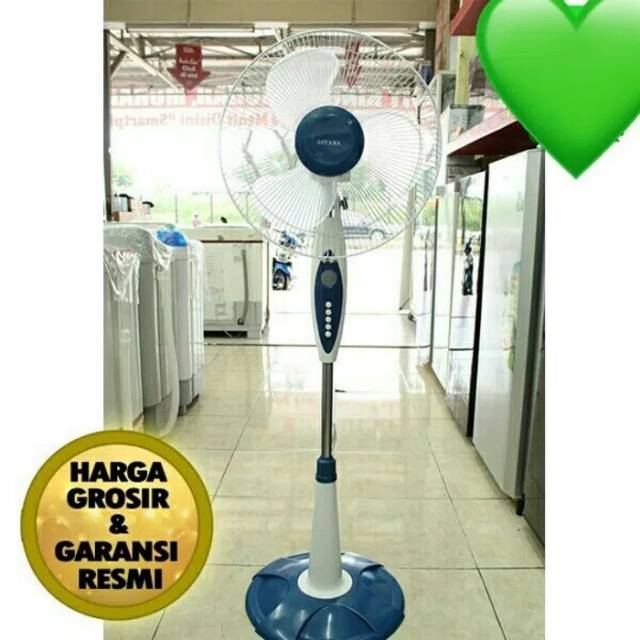 Aoyama Kipas Angin Stand Fan Berdiri 16&quot; Angin Sejuk &amp; Kencang. Baru Bergaransi Resmi