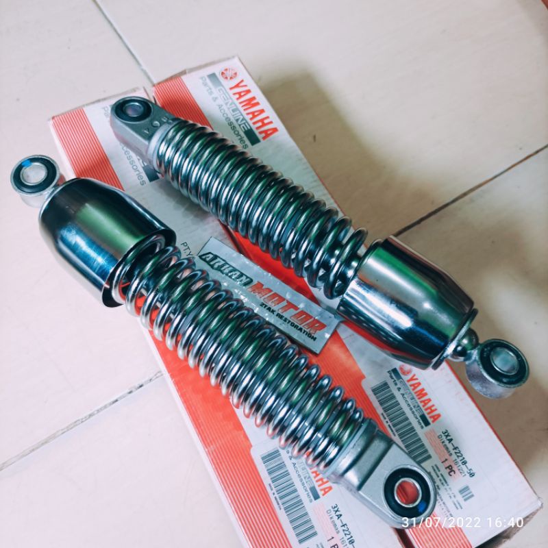 SHOCK SHOK SHOCKBREAKER BELAKANG 3XA CHROME FIZR F1ZR FIZ R ORIGINAL