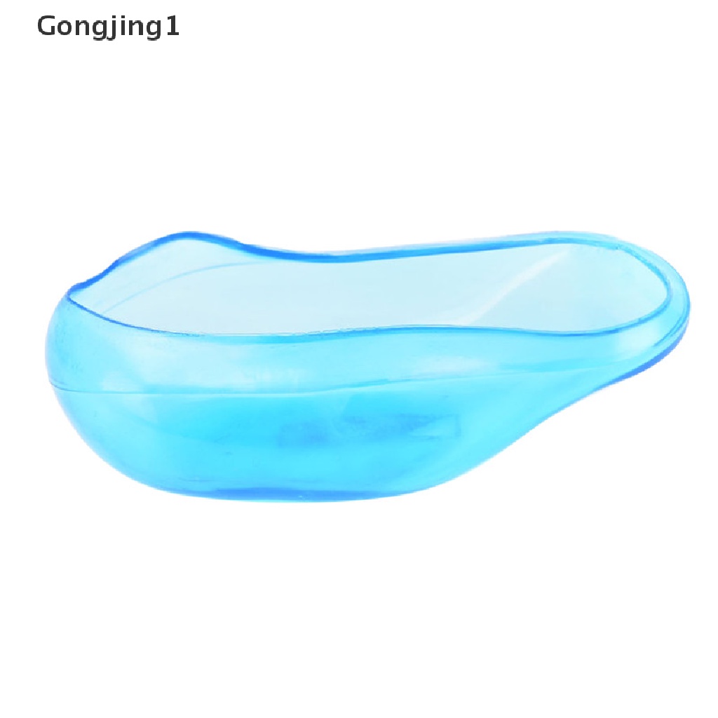 Gongjing1 2 Pasang / 4pcs Cover Pelindung Telinga Bahan Silikon Warna Biru Transparan