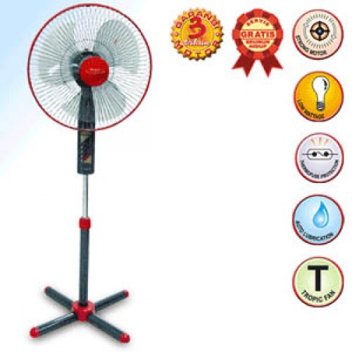 Maspion EX-172S Kipas Angin Stand fan / Berdiri 16inch ( Hitam )