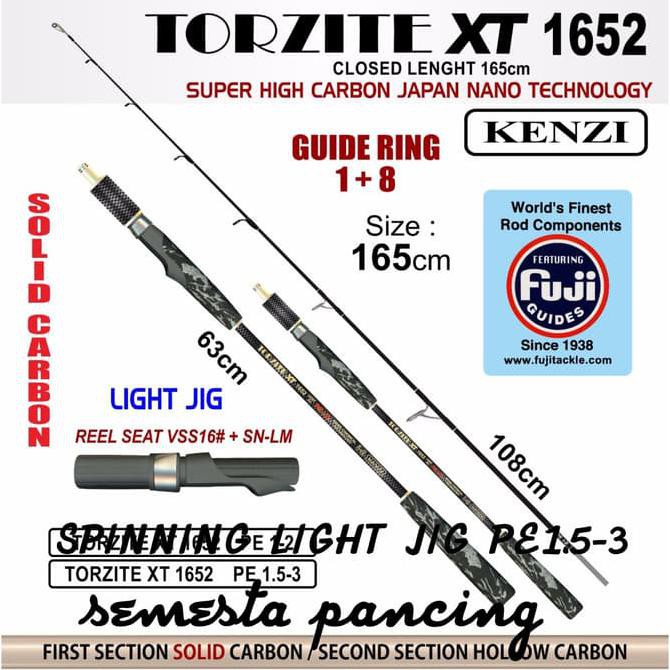 OCBD JORAN KENZI TORZITE XT SPINNING LIGHT JIG PE1.5-3 PVF2
