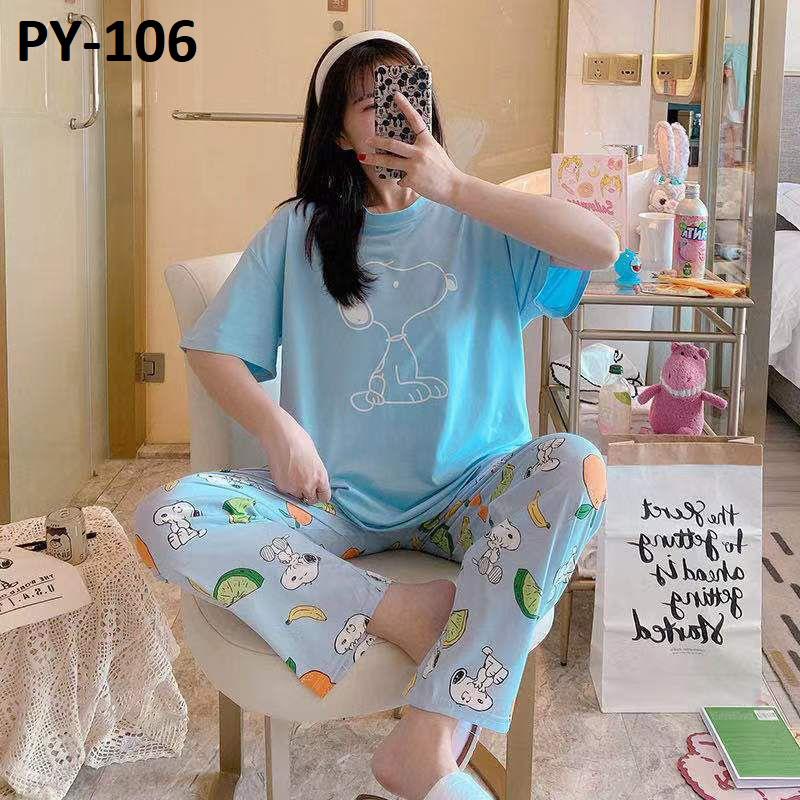 Piyama Import Dewasa | Sleepwear | Baju Tidur Wanita | Piyama Wanita Celana Panjang Import Premium Motif Karakter-6
