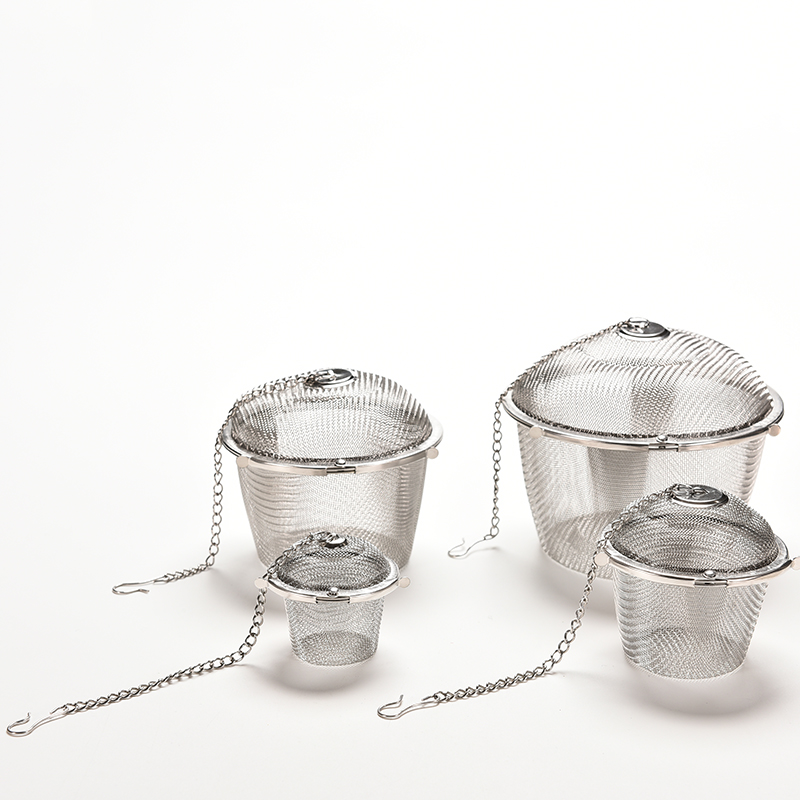 Practical Tea Ball Spice Strainer Mesh Infuser Filter Stainless Steel Herbal New