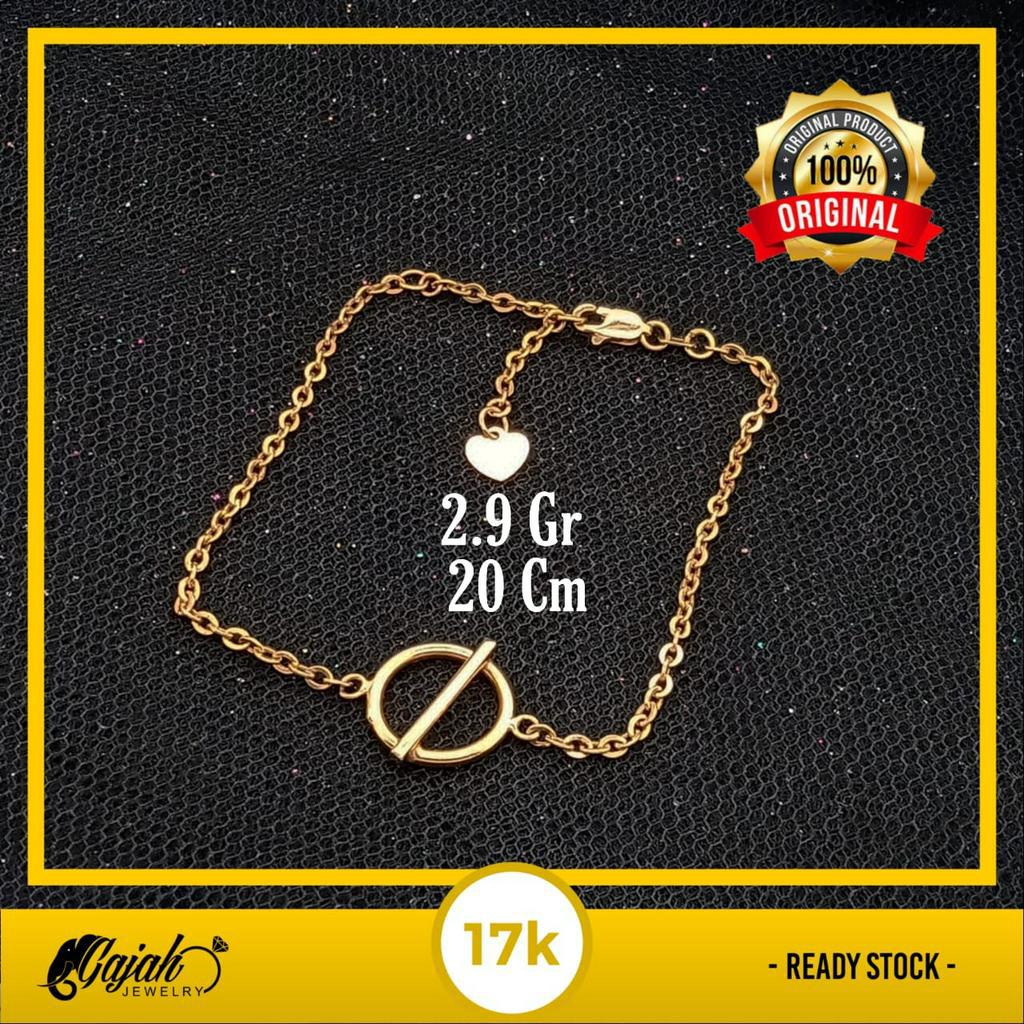 Gelang Emas 17K - 2.9 Gr Kadar 750 - 4986