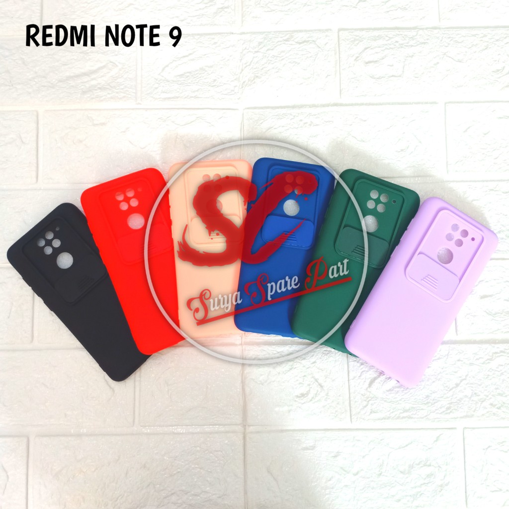 SOFTCASE SLIDE CAMERA REDMI NOTE 9 REDMI NOTE 9 PRO PROTECTOR - SC