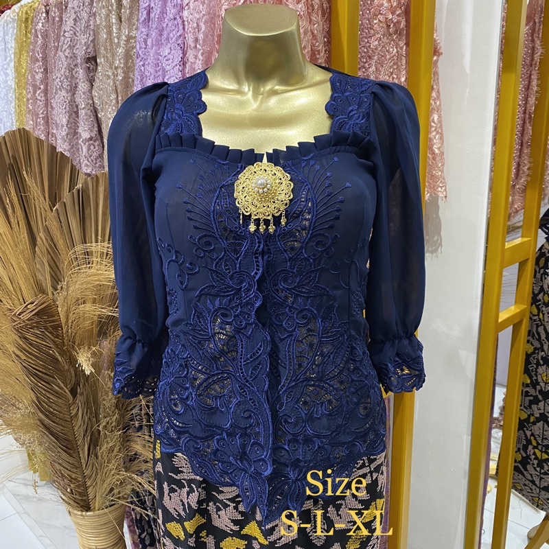 Kebaya Jadi Bordir Sabrina | Kebaya Bordir | Kebaya Bordir Pipil