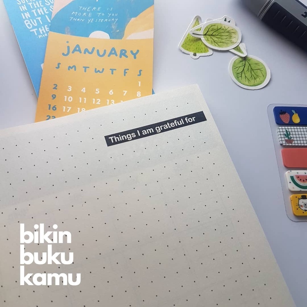 

[Pre-Order] Notebook Undated Planner Custom Buku Catatan Jurnal Monthly Weekly Mingguan Bulanan