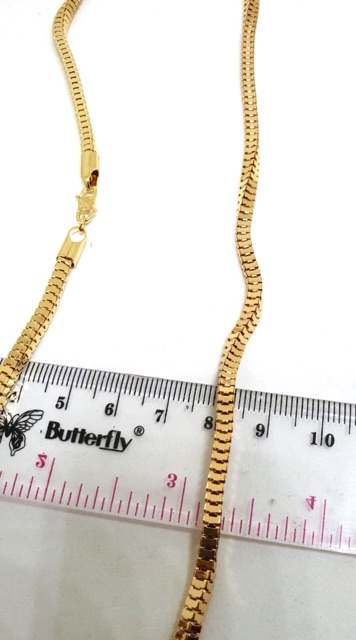 Kalung wanita kalung milano kaca 3ml panjang 75cm